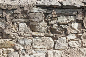 Background - Stacked Stone Wall.