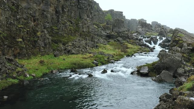 Althing Wasserfall Island