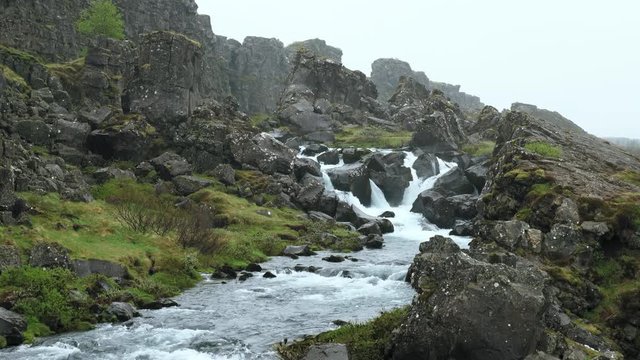 Althing Wasserfall Island