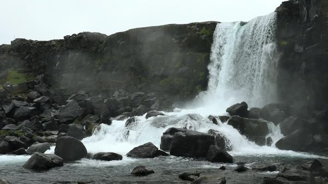 Althing Wasserfall Island