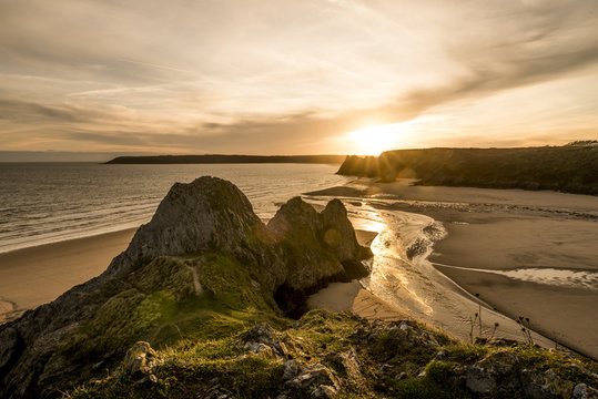 Three Cliffs Bay, Gower