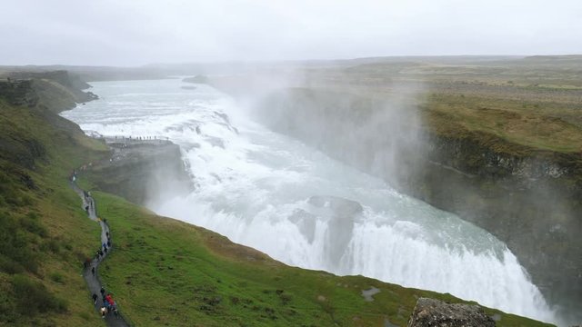Gullfoss Wasserfall Island