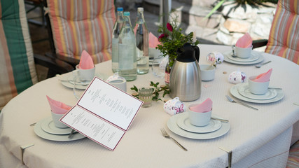 Table Setting Food Celebration Party Concept