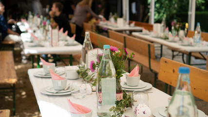 Table Setting Food Celebration Party Concept