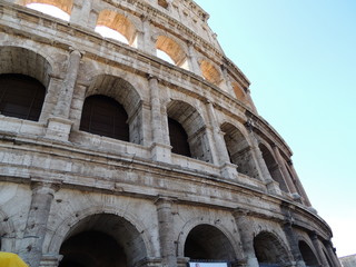 Obraz premium Side of the Roman Colosseum