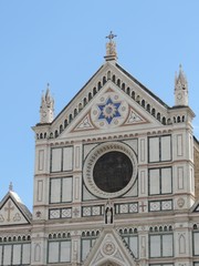 Fototapeta premium Top of the Piazza Santa Croce in Florence, Italy