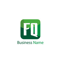 Initial Letter FQ Logo Template Design