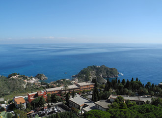 Naklejka na ściany i meble Küste bei Taormina, Sizilien