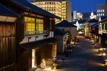 [長崎県]長崎市内・出島の夜景