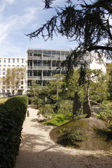 Fototapeta na wymiar Jardin japonais de l'UNESCO à Paris