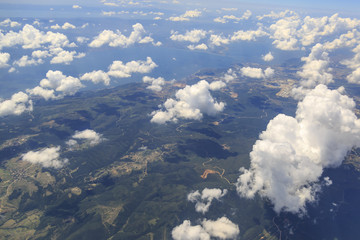 Gebze district and osmangazi bridge in izmit bay in istanbul province, Turkey