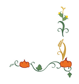 Autumn Themed Border - Harvest