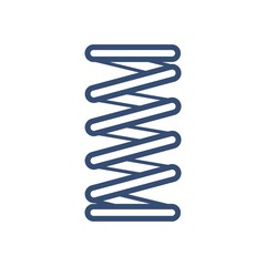 Пружина. Векторный значок.