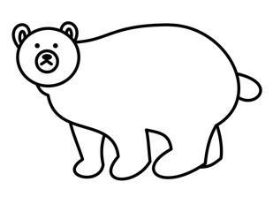 熊口耳(線画)