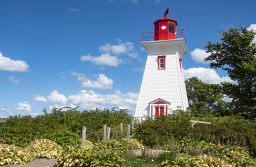 Victoria By the Sea Lighthouse in Prince Edward Island Canada