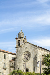 Fototapeta na wymiar Fachada de la Iglesia de San Francisco en Pontevedra Galicia