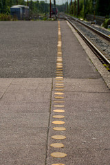 Railroad platform