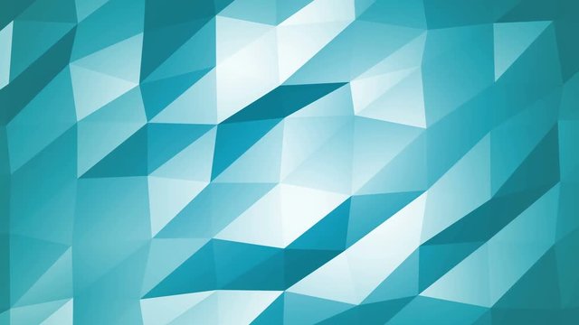 Blue Polygonal Geometric Slow Surface Motion Background