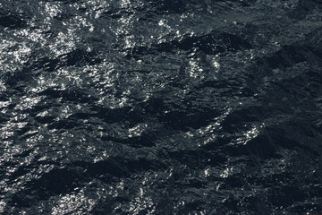 The waves of the Mediterranean Sea