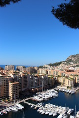 View of Villefranche, France on the road to Monaco