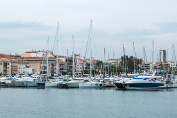 View of Cambrils from the Port, Costa Dorada, Spain