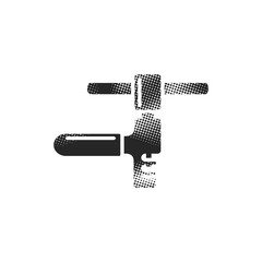 Halftone Icon - Chain tool