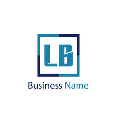 Obraz premium Initial Letter LB Logo Template Design