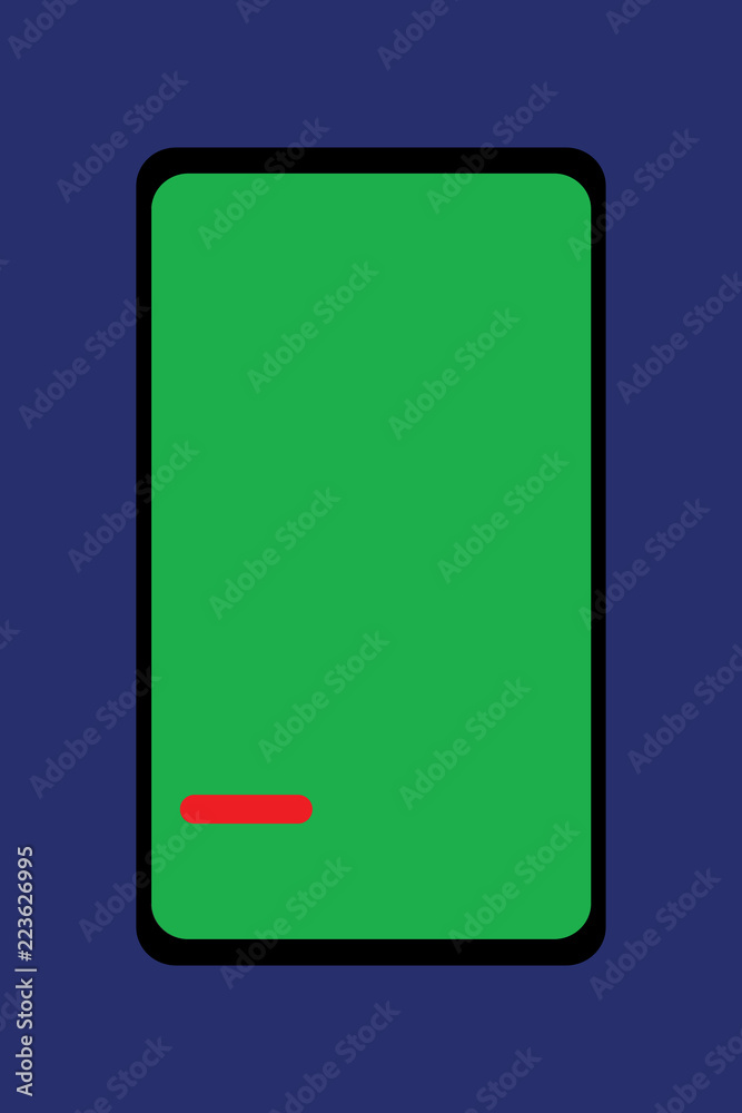Poster flat design business vector illustration empty template esp isolated minimalist graphic layout templ
