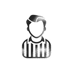 Halftone Icon - Referee avatar