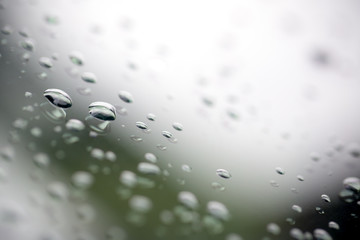 Raindrops on Glass. Dew drop on glass