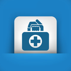 Obraz premium Medical bag icon