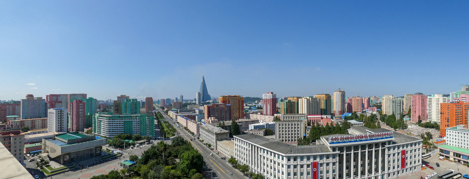 Vue sur pyong yang