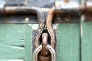 old key lock gates vintage