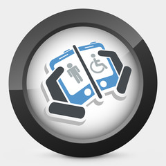 Fototapeta premium Disabled device