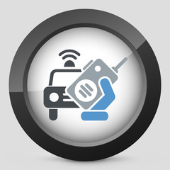 Fototapeta premium Police car radio