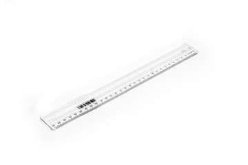 Ruler 30 cm. Measuring tool. Ruler Graduation. Ruler grid 30 cm. Size indicator units.