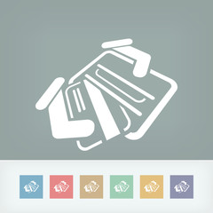 Credit card 3d label