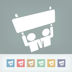 Protest or support group icon