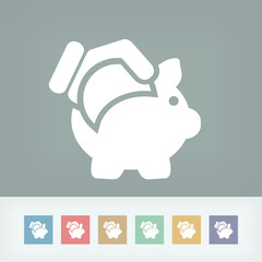 Business coin icon