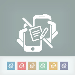 Obraz premium Notepad web communication