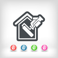 Painter roll icon © Myvector