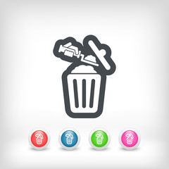 Disposal of construction materials