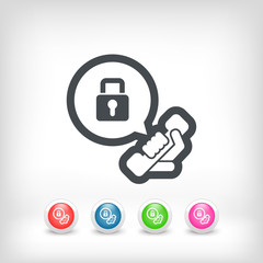 Phone conversation locked