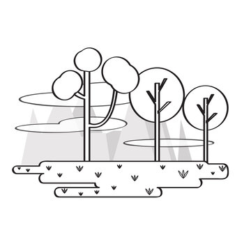 Vie wof a public park with trees