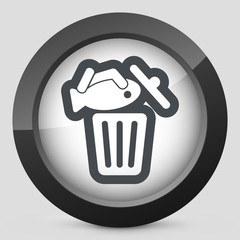 Food trash icon