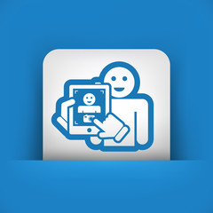 Digital photo concept