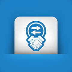 Exchange agreement icon