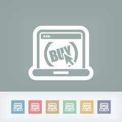 Buy button on website