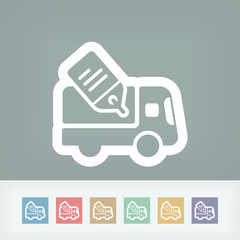 Delivery concept icon