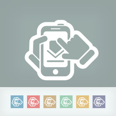 Download smartphone icon